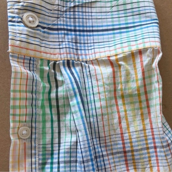 NWOT Tommy Bahama Multicolor Striped Shirt with Blue Floral Cuffs - Picture 7 of 10